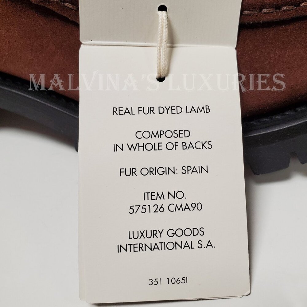 GUCCI BOOTS MENS SHEARLING LINED SUEDE HORSEBIT LOAFER SHOES BEE - Picture 15 of 16